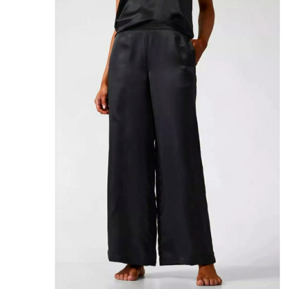 NWT Athleta CALM COOL LOUNGING RELAXING SLEEP PANT, BLACK SIZE M and L